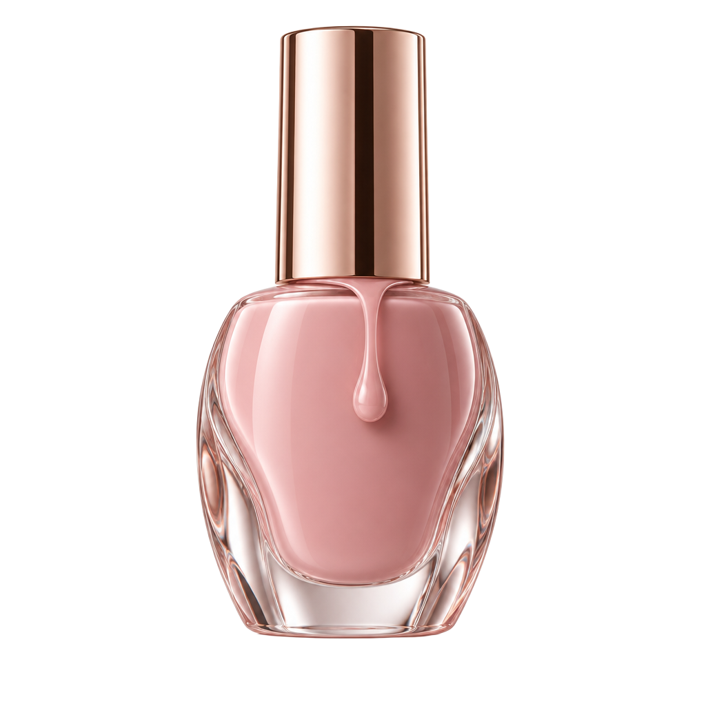 Esmalte rosado de cristal